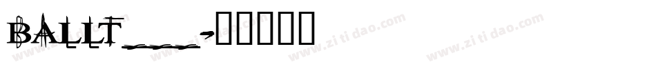 BALLT___字体转换
