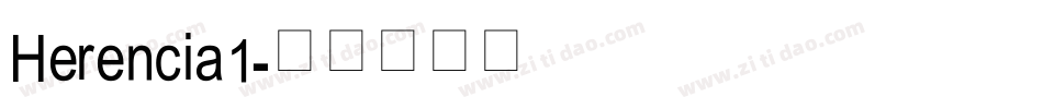 Herencia1字体转换