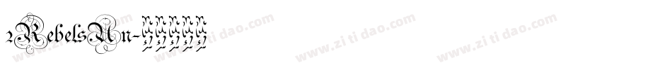 2RebelsUn字体转换