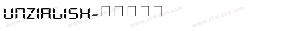 UnZialish字体转换