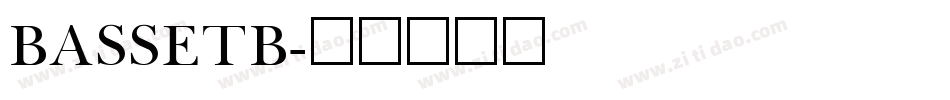 BASSETB字体转换