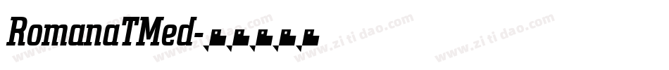 RomanaTMed字体转换