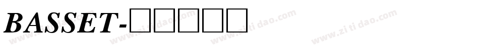 BASSET字体转换