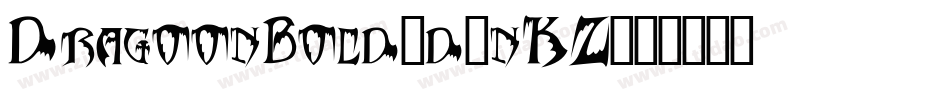 DragoonBold-d9nKZ字体转换