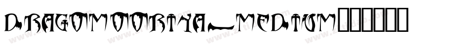 dragomooriya_medium字体转换