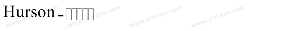 Hurson字体转换