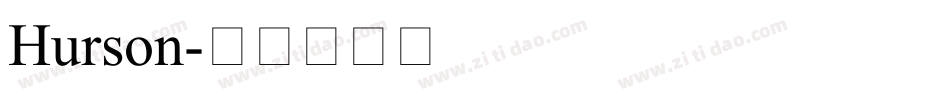 Hurson字体转换