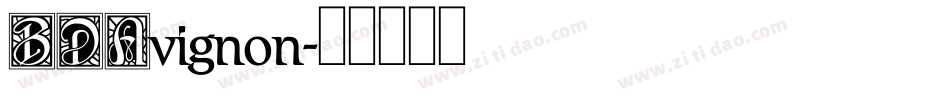 BDAvignon字体转换