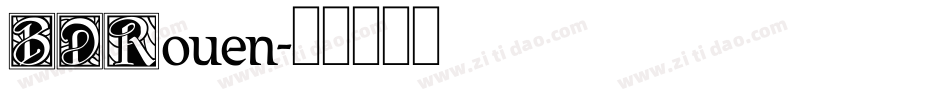 BDRouen字体转换