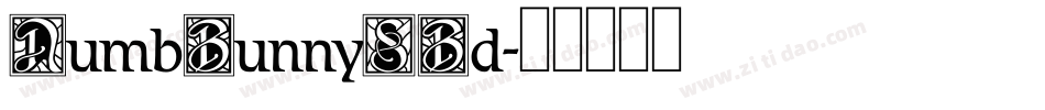 NumbBunnySBd字体转换