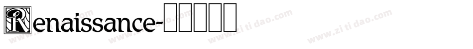 Renaissance字体转换