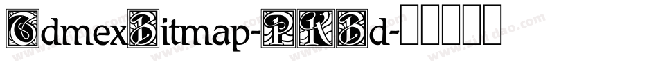 TdmexBitmap-PKBd字体转换