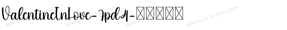ValentineInLove-7pd4字体转换