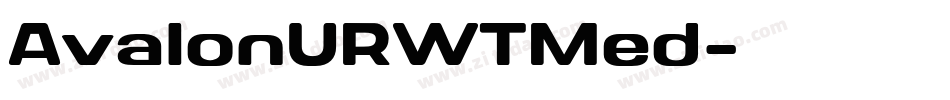 AvalonURWTMed字体转换