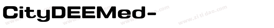 CityDEEMed字体转换