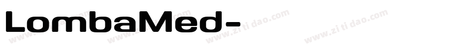 LombaMed字体转换