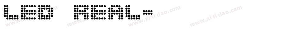 LED_REAL字体转换