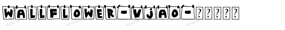 Wallflower-vjAO字体转换