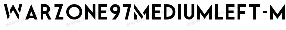 Warzone97MediumLeft-m27V字体转换