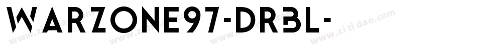 Warzone97-drBl字体转换