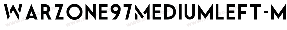 Warzone97MediumLeft-m27V字体转换