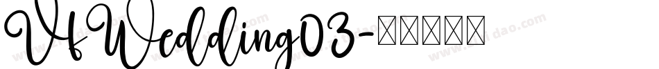 VfWedding03字体转换