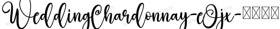 WeddingChardonnay-eOjx字体转换