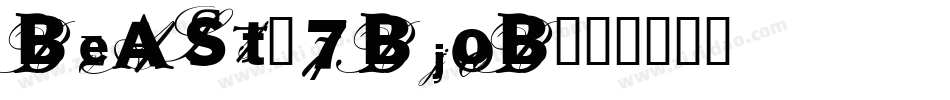 BeASt-7BjoB字体转换