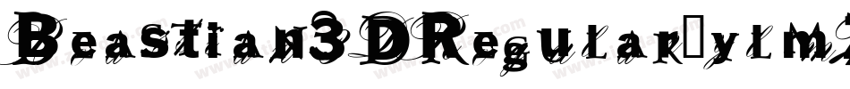 Beastian3DRegular-ylmZ字体转换