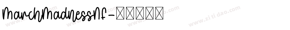 MarchMadnessNF字体转换