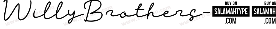 WillyBrothers-17E4字体转换