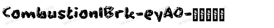 CombustionIBrk-eyAO字体转换