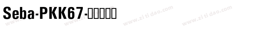 Seba-PKK67字体转换