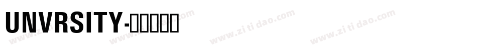 UNVRSITY字体转换