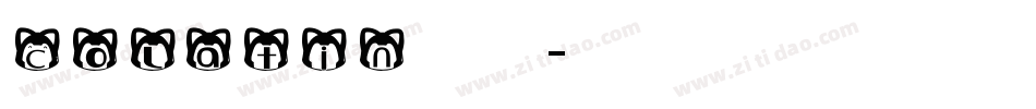 Colatin英文字体字体转换