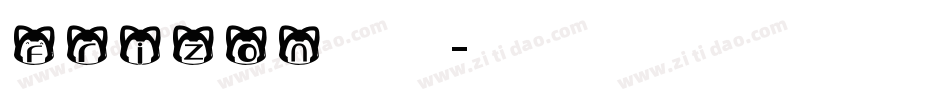 Frizon英文字体字体转换