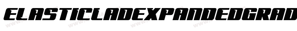 ElasticLadExpandedGradient-vmg89字体转换 ElasticLadExpandedGradient-vmg89字体转换