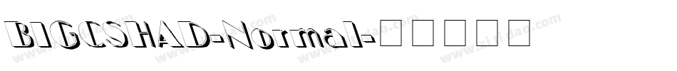BIGCSHAD-Normal字体转换