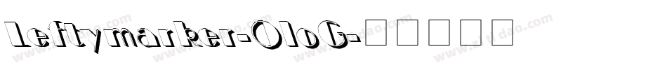 Leftymarker-0loG字体转换