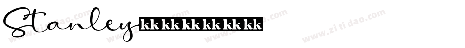 Stanley字体转换