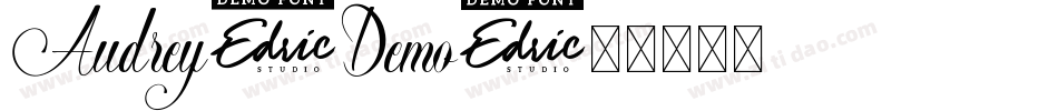 Audrey_Demo字体转换