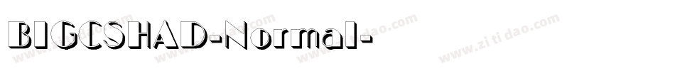 BIGCSHAD-Normal字体转换