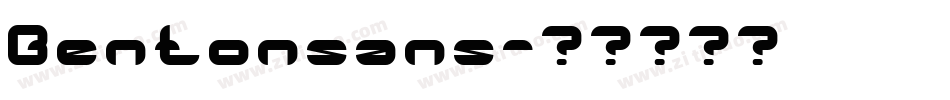 Bentonsans字体转换