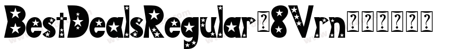 BestDealsRegular-8Vrn字体转换