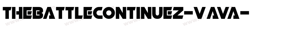 TheBattleContinuez-vAVA字体转换