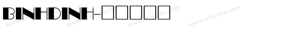 BINHDINH字体转换