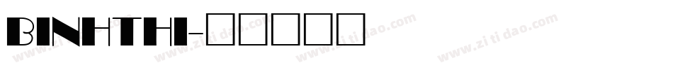 BINHTHI字体转换