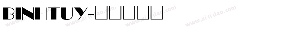 BINHTUY字体转换