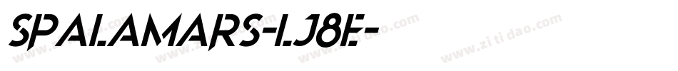 SpalaMars-Lj8E字体转换
