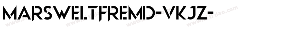 MarsWeltfremd-vKJZ字体转换
